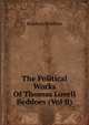 The Political Works Of Thomas Lovell Beddoes (Vol Ii), Beddoes Beddoes 