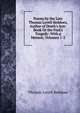 Poems by the Late Thomas Lovell Beddoes, Author of Death's Jest-Book Or the Fool's Tragedy: With a Memoir, Volumes 1-2, Thomas Lovell Beddoes 