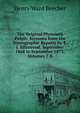 The Original Plymouth Pulpit: Sermons from the Stenographic Reports by T.J. Ellinwood. September 1868 to September 1873, Volumes 7-8, Beecher, Henry Ward 