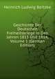 Geschichte Der Deutschen Freiheitskriege in Den Jahren 1813 Und 1814, Volume 1 (German Edition), Heinrich Ludwig Beitzke 
