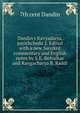 Dandin's Kavyadarsa, parichcheda 2. Edited with a new Sanskrit commentary and English notes by S.K. Belvalkar and Rangacharya B. Raddi, 7th cent Dandin 