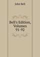Bell's Edition, Volumes 91-92, Bell, John 