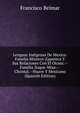 Lenguas Indigenas De Mexico: Familia Mixteco-Zapoteca Y Sus Relaciones Con El Otomi.--Familia Zoque-Mixe.--Chontal.--Huave Y Mexicano (Spanish Edition), Francisco Belmar 