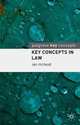 Key Concepts in Law, Ian McLeod 
