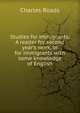 Studies for immigrants; A reader for second year's work, or for immigrants with some knowledge of English, Charles Roads 