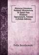 Historya Literatury Polskiej: Wystawiona W Spisie Dzie Drukiem Ogoszonych, Volume 2 (Polish Edition), Felix Bentkowski 