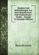 Studien Und Mittheilungen Aus Dem Benedictiner- Und Cisterzienser-Orden ., Volume 12 (German Edition), Benedictines 
