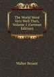The World Went Very Well Then, Volume 1 (German Edition), Walter Besant 