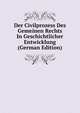 Der Civilprozess Des Gemeinen Rechts In Geschichtlicher Entwicklung (German Edition), 