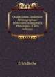 Quaestiones Diodoreae Mythographae: Dissertatio Inauguralis Philologica (Latin Edition), Erich Bethe 