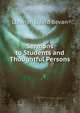 Sermons to Students and Thoughtful Persons, Llewlyn David Bevan 