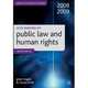 Core Statutes Public Law and Human Rights 2007-08, Greer Hogan 