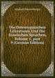 Die Osteurop?ischen Literaturen Und Die Slawischen Sprachen, Volume 1, part 9 (German Edition), Adalbert Bezzenberger 