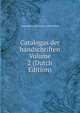 Catalogus der handschriften Volume 2 (Dutch Edition), Amsterdam. Universiteit. Bibliotheek 