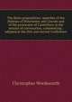 The Bonn propositions: speeches of the Bishops of Winchester and Lincoln and of the prolocutor of Canterbury in the session of convocation, commencing . adopted at the first and second Conference, Wordsworth, Christopher 