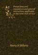 Postal laws and regulations and general instructions applicable to the rural mail service, Harry H Billany 