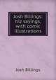 Josh Billings: hiz sayings, with comic illustrations, Josh Billings 