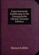 Experimentelle Einfuhrung in Die Unorganische Chemie (German Edition), Heinrich Biltz 