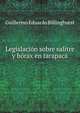 Legislacion sobre salitre y borax en tarapaca, Guillermo Eduardo Billinghurst 