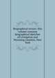 Biographical review; this volume contains biographical sketches of Livingston and Wyoming counties, New York, 