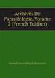 Archives De Parasitologie, Volume 2 (French Edition), Raphael Anatole Emile Blanchard 