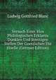 Versuch Einer Blos Philologischen Erklaeru Dunklen Und Streitigen Stellen Der Goettlichen Die Hoelle (German Edition), Ludwig Gottfried Blanc 