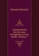 Commentaries On the Laws of England, in Four Books, Volume 1, Edward Christian 