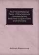 The Most Material Parts of Blackstone's Commentaries, Reduced to Questions and Answers, Sir William Blackstone,Blackstone, William Sir 