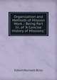 Organization and Methods of Mission Work .: Being Part Iii. of "A Concise History of Missions.", Edwin Munsell Bliss 