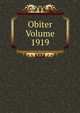 Obiter Volume 1919, 