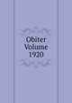 Obiter Volume 1920, 