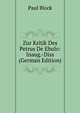 Zur Kritik Des Petrus De Ebulo: Inaug.-Diss (German Edition), Paul Block 