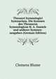 Thesauri hymnologici hymnarium. Die hymnen des Thesaurus hymnologicus H. A. Daniels und anderer hymnen-ausgaben (German Edition), Clemens Blume 