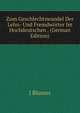 Zum Geschlechtswandel Der Lehn- Und Fremdworter Im Hochdeutschen . (German Edition), J Blumer 
