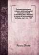Putnam anniversary volume; anthropological essays presented to Frederic Ward Putnam in honor of his seventieth birthday, April 16, 1909, Franz Boas 