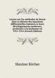 Lecons sur les methodes de Sturm dans la theorie des equations differentielles lineaires et leurs developpements modernes, professees a la Sorbonne en 1913-1914 (French Edition), Maxime Bocher 