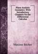 Plane Analytic Geometry: With Introductory Chapters On the Differential Calculus, Maxime Bocher 