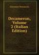 Decameron, Volume 2 (Italian Edition), Boccaccio Giovanni 