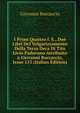 I Primi Quattro I. E., Due Libri Del Volgarizzamento Della Terza Deca Di Tito Livio Padovano Attribuito a Giovanni Boccaccio, Issue 153 (Italian Edition), Boccaccio Giovanni 