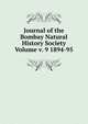 Journal of the Bombay Natural History Society Volume v. 9 1894-95, 