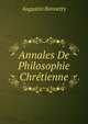 Annales De Philosophie Chretienne, Augustin Bonnetty 