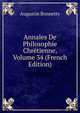 Annales De Philosophie Chretienne, Volume 34 (French Edition), Augustin Bonnetty 