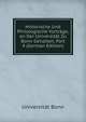 Historische Und Philologische Vortrage, an Der Universitat Zu Bonn Gehalten, Part 4 (German Edition), Universitat Bonn 