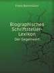 Biographisches Schriftsteller-Lexikon. Der Gegenwart, Franz Bornm?ller 