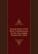 Annual report of the Water Commissioner, for the year ending Volume 6th (1901), 