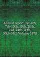 Annual report, 1st-4th, 7th-10th, 15th, 20th, 22d, 24th-26th, 30th-35th Volume 1870, 