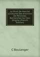 Le Droit De Marche (Coutume Des Environs De Peronne): Recherches Sur Son Origine (French Edition), C Boulanger 