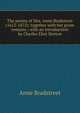 The poems of Mrs. Anne Bradstreet (1612-1672): together with her prose remains ; with an introduction by Charles Eliot Norton, Anne Bradstreet 