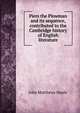 Piers the Plowman and its sequence, contributed to the Cambridge history of English literature, John Matthews Manly 