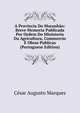 A Provincia Do Maranhao: Breve Memoria Publicada Por Ordem Do Ministerio Da Agricultura, Commercio E Obras Publicas (Portuguese Edition), Cesar Augusto Marques 